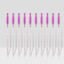 50pcs Disposable Makeup Eyelash Brushes Mascara Wands Applicator (Rose) A