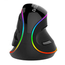 Delux M618 Plus Vertical Mouse Ergonomic Right Wired RGB 6 Button 1600 4000