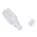 50ml Perfume Atomizer Makeup Cosmetic Spray Bottle White Clear 2pcs