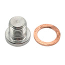 2Pcs M12 x 1.25mm Oxygen o2 Lambda Sensor blanking Plug Cap Stainless Steel
