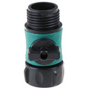 3/4" Female Thread to 3/4" Male Thread Garden Irrigation Valve Tube SwitchJCA+