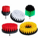 2 3 4 5inch Drill Brush - Soft Medium Attachment Scrub Cleaning Kit for Poo