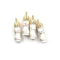 4pcs Goldplated RCA Male Plug HIFI Audio Cable Audio Video Connector Adapter FT