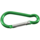 Aluminum Carabiner Camp Snap Hook Keychain Hiking - Green N2P2