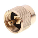 Copper LPG Adapter Camping Propane Mini Tank Input Lindal Valve Output Connector