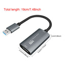 HDMI To USB2.0 Video Capture Card Live Streaming Portable HD Record Computer