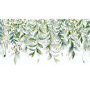 Green Leaves Wall Stickers For Bedroom Living Room DIY Wall Decals Door Mura Gw