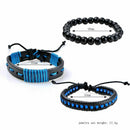 Multilayer Bracelet Men Casual Fashion Braided Leather Bracelets For Women  V3X2
