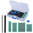 30 Pcs Double Sided PCB Board Prototype Kit 4 Sizes Circuit Board with 20 P G9B3