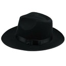 Unisex Men Women Hats Caps Panama Fedora Trilby Straight Wide Brim Hard Fel G5H1