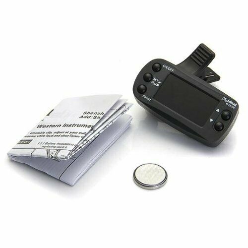 Black Guitar Bass Violin Ukulele Tuner MT83W