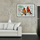 5D DIY Full Round Drill Diamond Painting Bird Cross Stitch for Gift (B1028) A