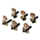 Pack of 6 Left+Right Opened Classical Guitar Tuning Keys Tuners Acacia