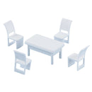 1:75 Furniture Table Chair for Diorama Scenery Building Props Gift OO Scale