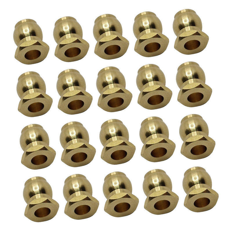 20pcs M3 Link Rod End Ball Joint Head For 1/10 RC Crawler Car Parts Accs