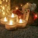 LED Candle Lights 6 Keys Electronic Remote Control Tea Flamel Rechargeable I9R1