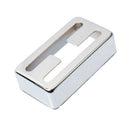 2pcs Metal Humbucker Pickup Covers Lid H-shaped LP Electric Guitar Parts
