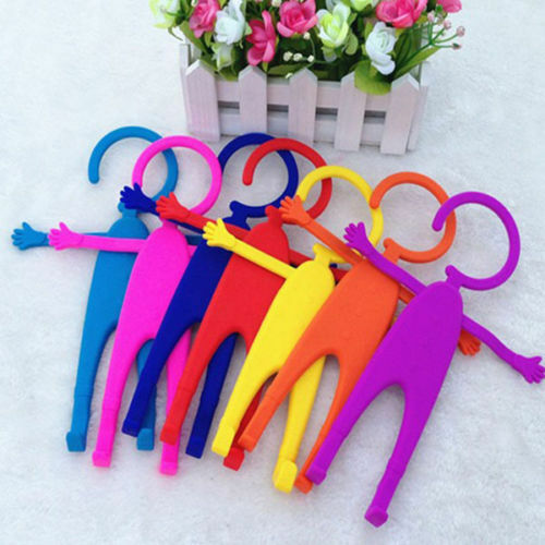 Flexible Human Shape Silicon Grip Cell Phone Car Stand Holder SP
