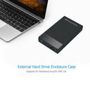 USB 3.0 2.5-3.5" SATA HDD SSD External Enclosure Hard Disk Drive Case Box 6Gbps