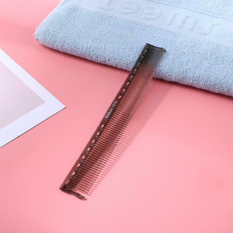 Pro Carbon Anti Static Hair Styling Comb Wide Teeth Hairdress Brush (1810) A