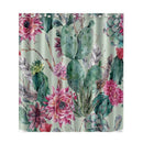 Cactus Flower Shower Curtain Bathroom Waterproof Polyester Shower Curtain L