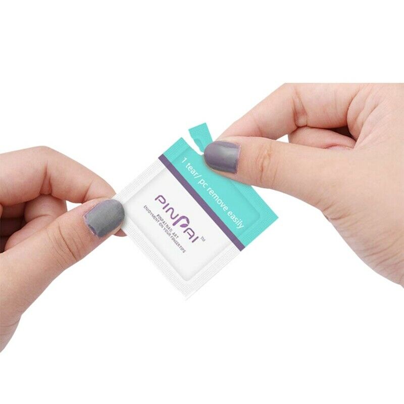200 PCS Nail Polish Remover Wipes Non-Toxic Cruelty-Free Soak-Off Removal P Y8L1