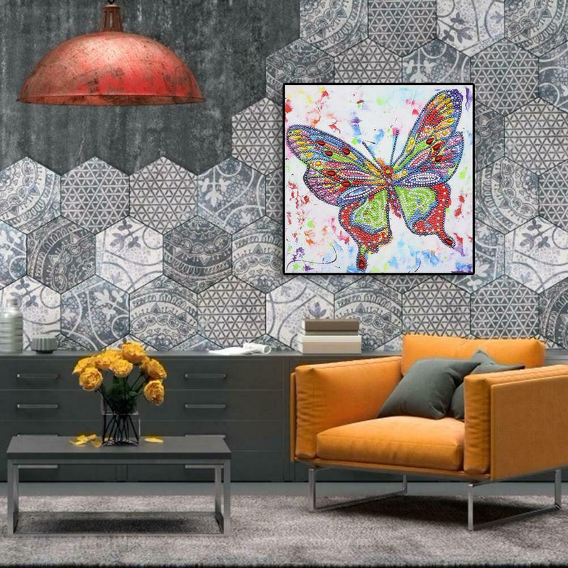 5D DIY Special Shaped Diamond Painting Butterfly Cross Stitch Mosaic Kits