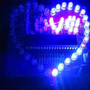 DIY Colorful Heart-shaped Light Water LED Lamp Electronic Kit with She YAC