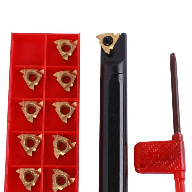 1Pc Snr0016Q16 Threading Lathe Turning Tool Holder With 16Ir Ag60 Smx30 Ins V9U5