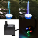 EU Plug 3W Durable Submersible Water Pump f. Aquarium Rockery Fountain Fish Tank