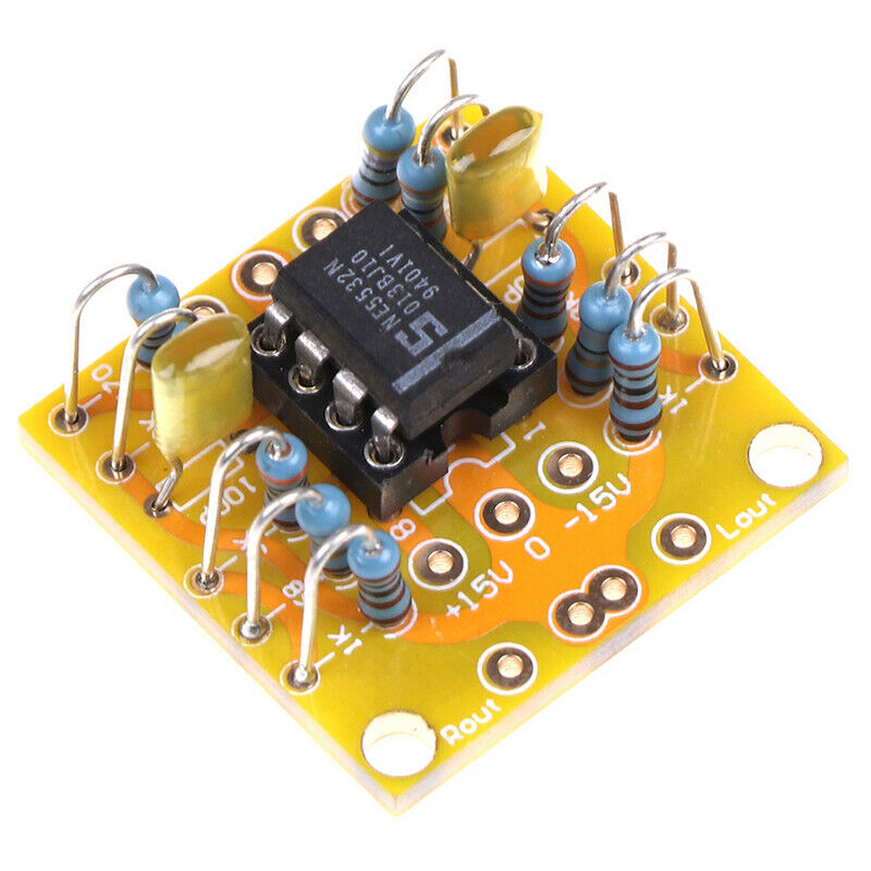 Dual OP Amp Board Preamp DC AmplificationXB for NE5532 OPA2134 OPA2604 AD826 OZ