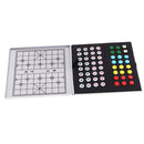 Mini Aluminium Chinese Chess Game Chess Pieces & Aluminium Folded Chessboard