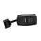 Waterproof Blue LED 12V-24V Motorcycle Car 2-USB Power Charger Rocker Switch