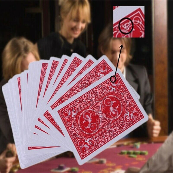 Secret Marked Poker Cards See Through Playing Cards Magic Toys Poker Magic  C3C7