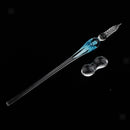Glass Dip Pen - Handmade Glass Signature Pen Writting Crystal Pen for Gifts