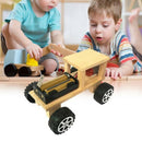 Diy Electric Wind Car Assembled Puzzles Science Experiment Kits Educational
