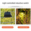 Solar Outdoor Wall Light Waterproof 12 LED Garden Street Lamp (Warm Light)