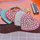 4pcs DIY Full Drill Diamond Painting Special Shaped Heart Key Chain Gifts