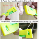 3x Automatic Needle Threader Thread Guide Elderly Easy Use Device Sewing Gadget