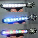 2x Wind Power 8 LED Car Daytime Running Light Fog Light Car DRL Driving Lights