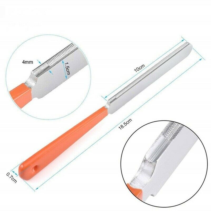 Guitar Fret Crowning File Leveling Tool Grinding Protectors Repair Part Set