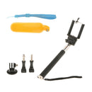 Waterproof Floating Hand Grip + Adjustable Extension Selfie Stick for GoPro