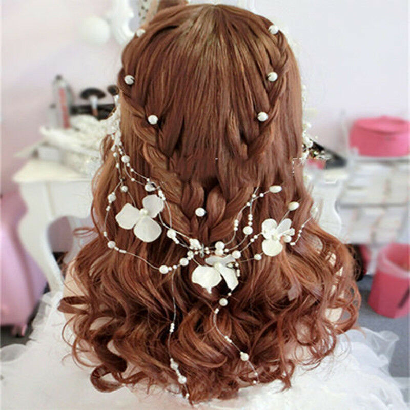 Wedding Bridal Flower Girl Flower Headband Hair Band Headpiece best Supply