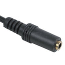 3.5 mm jack male - female connector m / f extension cable audio cable black E2Y6