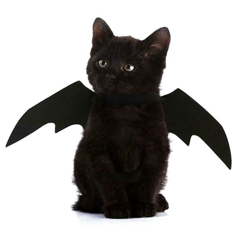 Pet Costumes Bat Wings Black Cool Fancy Dress Dog Cat Decoration Adjustable