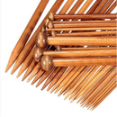 36PCS Wooden Bamboo Homehold Knitting Needles for Sweater Crochet Beginner