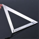 3 x Multifunction Stainless Steel Angle Ruler Metric Triangle Ruler Fits for
