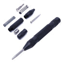 5" Automatic Centre Punch Spring Loaded Wood Metal Press Heavy Duty Dent Marker