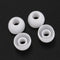 50 Pcs White Earbud Headphone In Ear Buds Tip Cover Replacement E8A4
