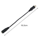 Mini USB Male to 3.5mm Jack Female Audio Cable Cord Adapter  Z